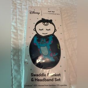 Little Sleepies swaddle and bow